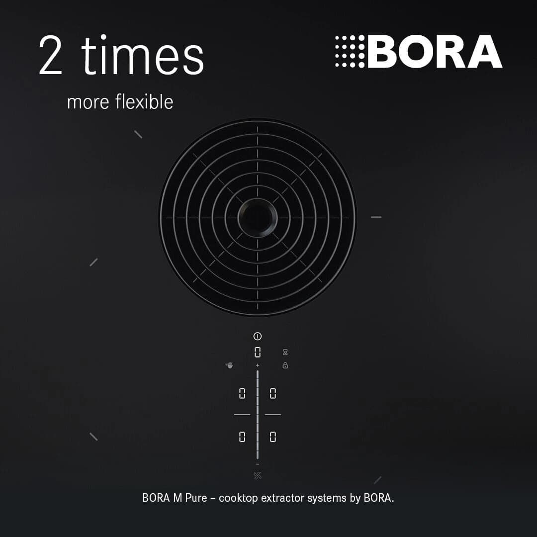BORA M Pure cooktop with zone induction technology
