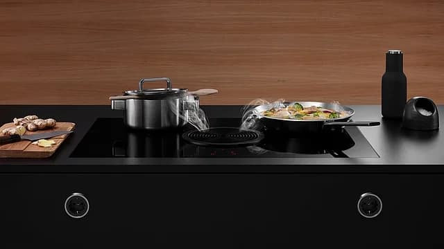 BORA hob with integrated cooktop extraction